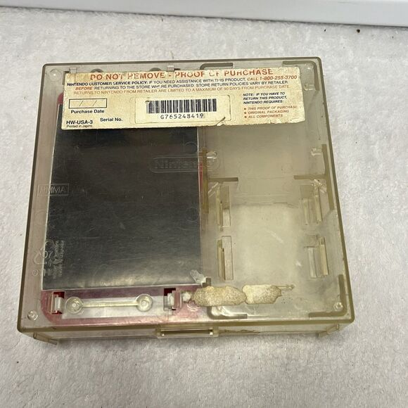 Nintendo Game Boy RED Play it Loud Original Case Matching Serial Number Tested - Picture 3 of 12